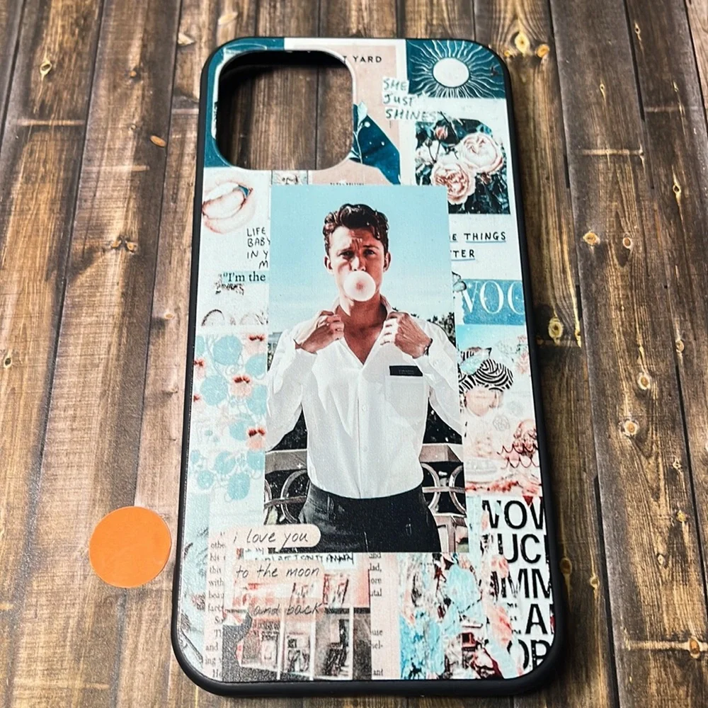 5for$10 Pink & Blue Collage Pretty Boy Aesthetic Phone Case iPhone 12 Pro Max